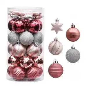 Weihnachtskugeln victors workshop 35tlg 5cm plastik