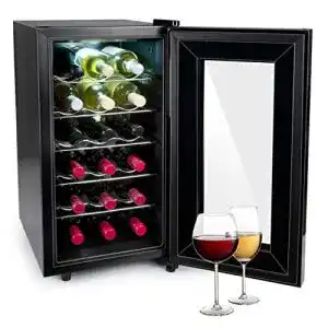 Weinkuehlschrank alpina 50l weinkuehler fuer 18 flaschen