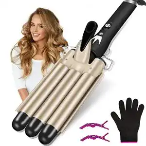 Welleneisen layado lockenstab 3 faesser fuer haare 22mm