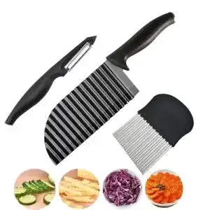 Wellenschnittmesser pannixia kartoffelschneider