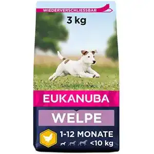 Welpenfutter eukanuba mit frischem huhn fuer kleine rassen