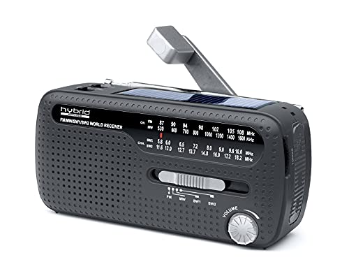 Weltempfänger MUSE MH-07DS tragbares Kurbel-Radio