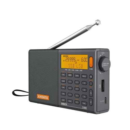 Weltempfänger XHDATA D-808 Tragbares Digitales Radio