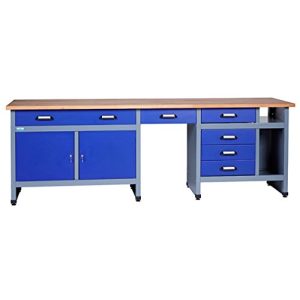 طاولة عمل Küpper 12287 أزرق فائق النقاء، 240x84x60 سم