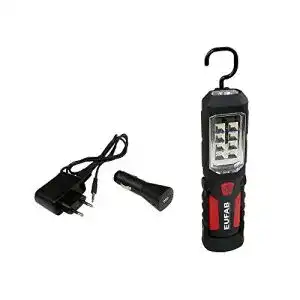 Werkstattlampe eufab 13496 led akku werkstattleuchte