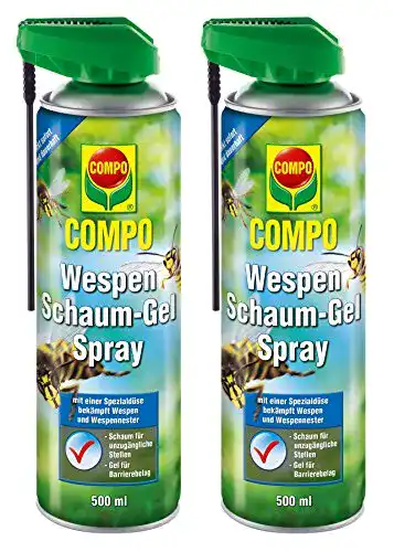 Compo Wespen Schaum-Gel Spray 1 Liter im Vorteilspack
