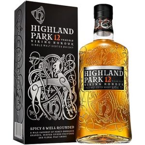 Whiskey Highland Park 12 yıl, Viking Onuru, Tek Malt Scotch