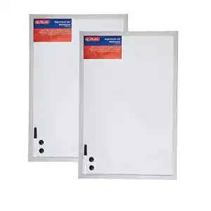Whiteboard herlitz 10524627 magnettafel silberner holzrahmen
