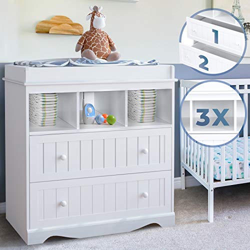 Changing table Infantastic ® including 2 large drawers