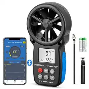 Windmesser infurider windmessgeraet yf 866b app bluetooth