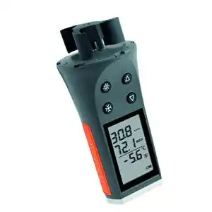 Windmesser skywatch jdc meteos wind meter grau orange