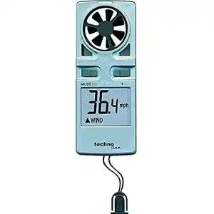 Windmesser technoline ea 3000 grau 38 x 17 x 98 cm