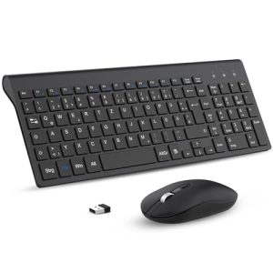 Wireless keyboard cimetech keyboard mouse set, 2.4G ultraslim