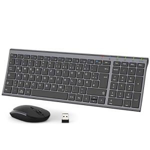 Wireless keyboard iClever GK03 2.4G keyboard mouse set wireless