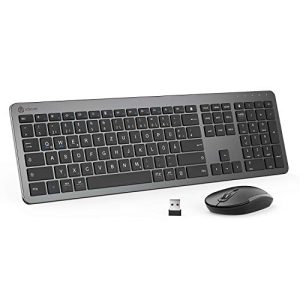 Trådlöst tangentbord iClever GK08 ​​​​trådlöst tangentbord och mus, 2.4G