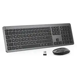 Wireless tastatur iclever gk08 tastatur und maus kabellos 2 4g