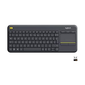 Wireless Tastatur Logitech K400 Plus Kabellose Touch-TV-Tastatur