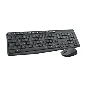 Wireless tastatur logitech mk235 set mit tastatur und maus