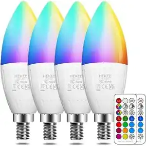 Wlan led lampen hekee e14 led lampe 5w ersetzt 40w kerze