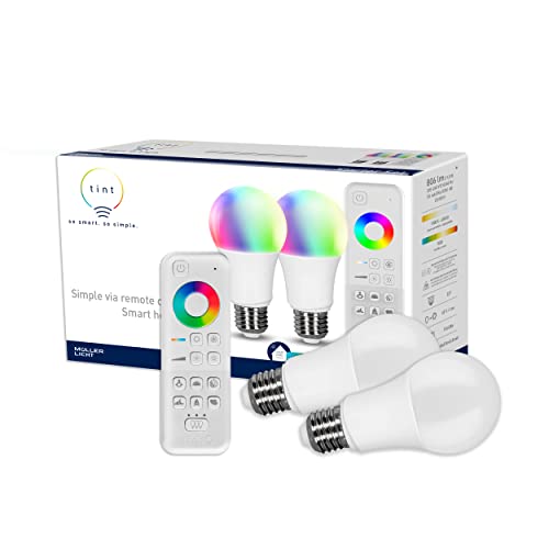 Wlan Led Lampen tint 2er-Set Smarte LED-Birnen E27