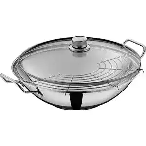 Wokpfanne wmf party taiwan induktion 36 cm wok mit deckel