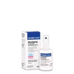 Spray para feridas Linola sept, de suporte, anti-séptico
