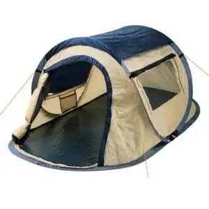 Wurfzelt campfeuer zelt quiki fuer 2 personen creme blau