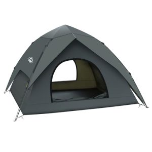Wurfzelt kejector Camping Zelt, Familie Zelt für S(2-3) / L(3-4)