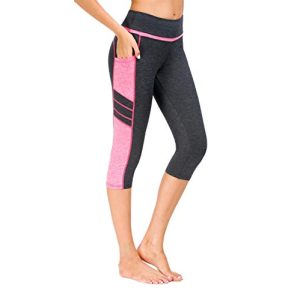 Calças de ioga Flatik femininas com superfície de malha para esportes, academia, ioga, corrida