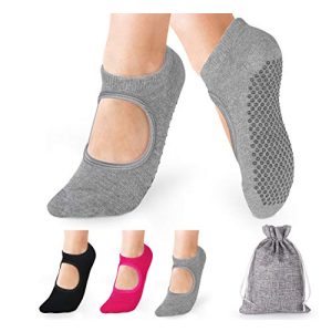 Yoga Socks Anstore Yoga Socks Non-Slip Women's 3 Pairs