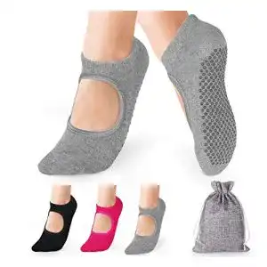 Yoga socken anstore yoga socken rutschfeste damen 3 paare