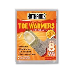 Calentadores de dedos HotHands Toe10, blanco, 10 pares