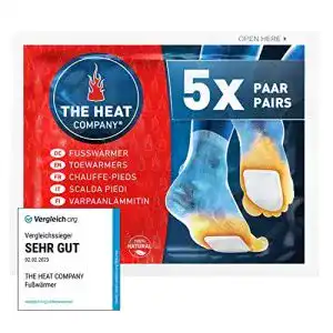 Zehenwaermer the heat company 5 paar extra warm