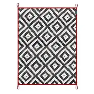 Zeltteppich h collection bocamp markisenteppich 180x200 karos