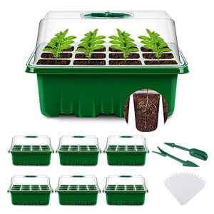 YAUNGEL indoor greenhouse propagation box, 6 pieces, 72 cells