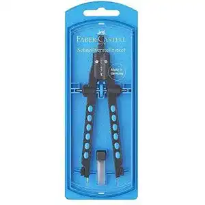 Zirkel faber castell schnellverstell factory neon 2019 blau