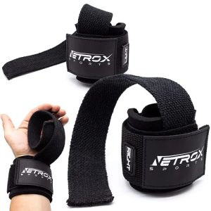Βοηθήματα έλξης Netrox Sports® Lifting Straps, επαγγελματικά