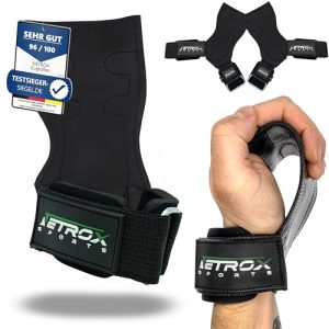 Ayudas de tracción Netrox Sports® Power Grips para culturismo