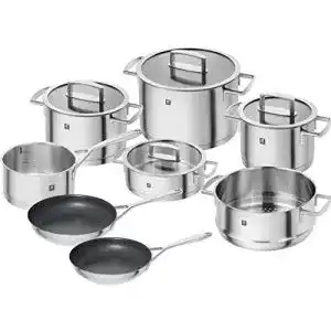 Zwilling toepfe zwilling vitality kochtopf set mit 3 pfannen