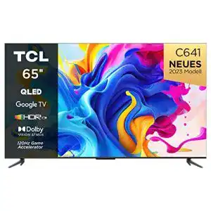 65 zoll fernseher tcl c641 qled 4k uhd fernseher 65 zoll 164cm