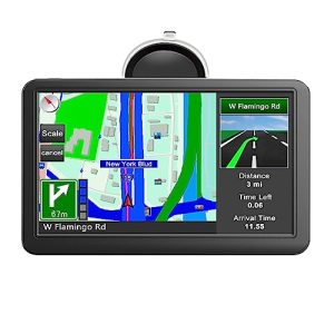 7-tommers navigasjonssystem AWESAFE 7-tommers navigasjonsenhet med Bluetooth 2023-kart