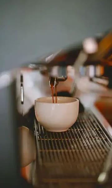Una función de máquina de café