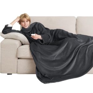Sleeved blanket BEDSURE blanket with sleeves as gifts for women