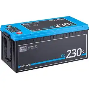 Agm batterie ective agm batterie dc230s 12v 230ah
