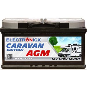 AGM batteri Electronicx AGM batteri 120Ah 12V solbatteri
