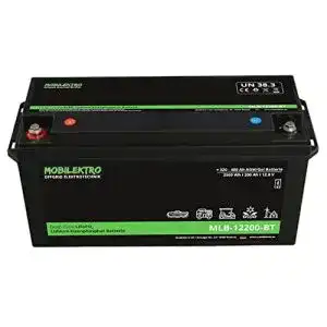 Agm batterie mobilektro lifepo4 200ah 12v 2560wh
