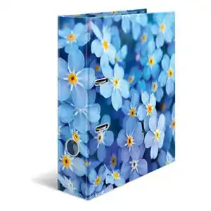 Aktenordner herma 19557 ordner a4 blumen blue flowers 10er