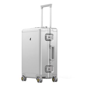 Mala de alumínio LEVEL8, carrinho de bagagem de mão em alumínio