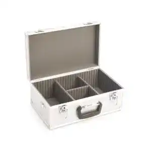 Aluminium koffer perel 1823 424 cd koffer fuer 60 cds