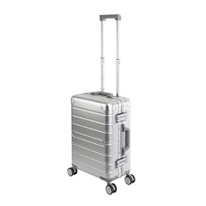 Aluminiowa walizka Travelhouse Oslo Aluminiowa walizka podróżna srebrna walizka kabinowa